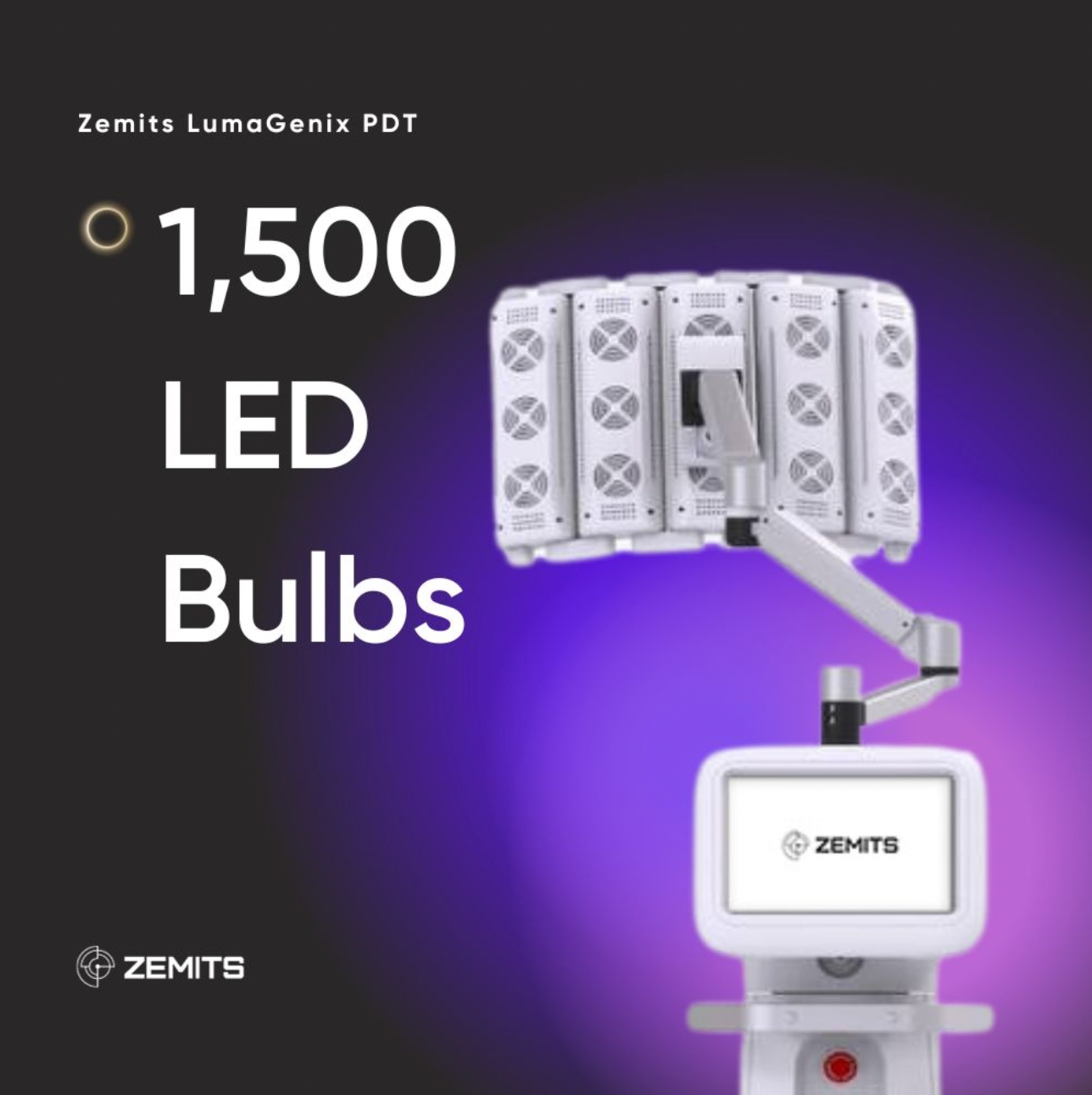Zemits LumaGenix PDT Professionell LED-ljusterapienhet